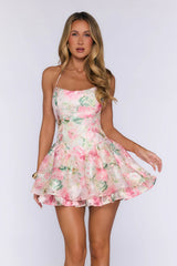 Lights Camera You Mini Dress Floral