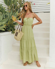 Dewdrop Tiered Maxi Dress