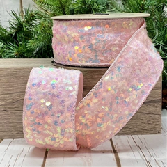 Sugar Plum Magic Sequin Ribbon 2.5 x 10yds
