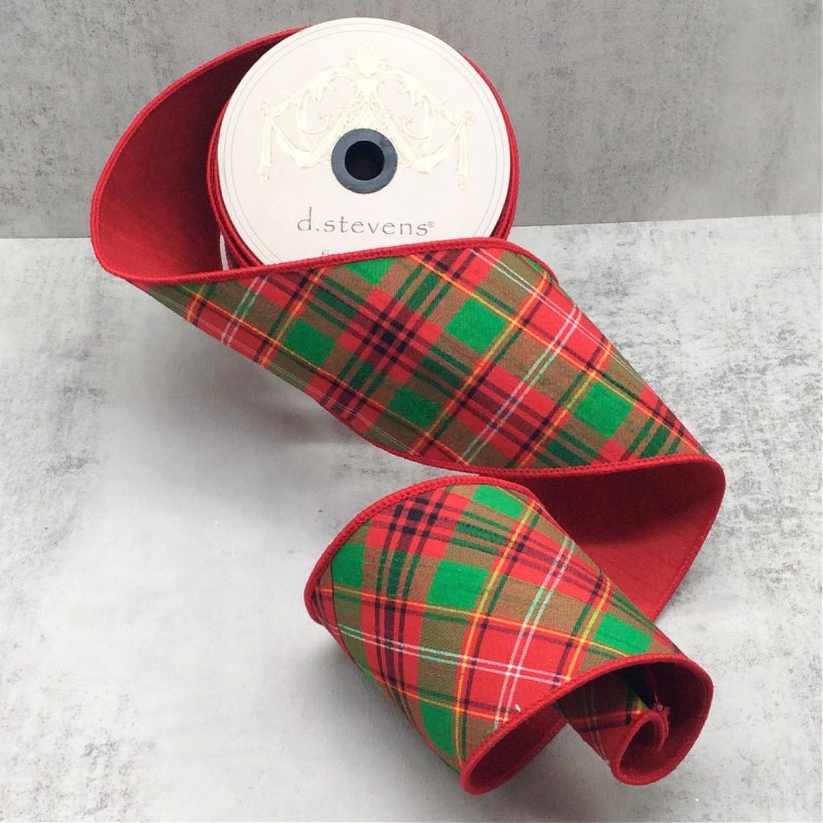 Yule Plaid Ribbon 4 x 10yds