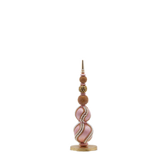 Candy Pearl Christmas Topiary Finial