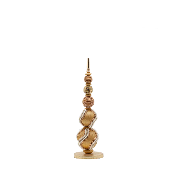 Royal Pearl Christmas Topiary Finial
