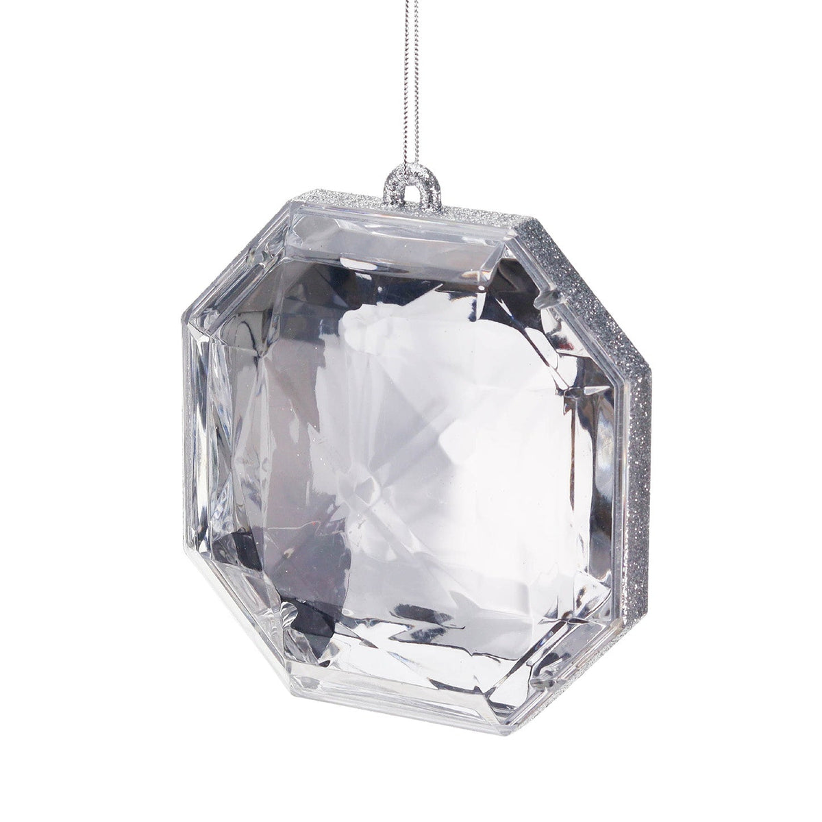 Clear Facet Jewel Ornament 17cm