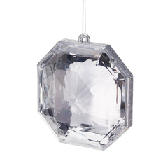 Clear Facet Jewel Ornament 17cm