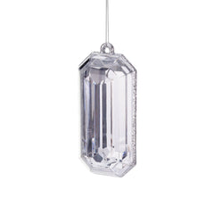 Clear Facet Jewel Ornament 13cm