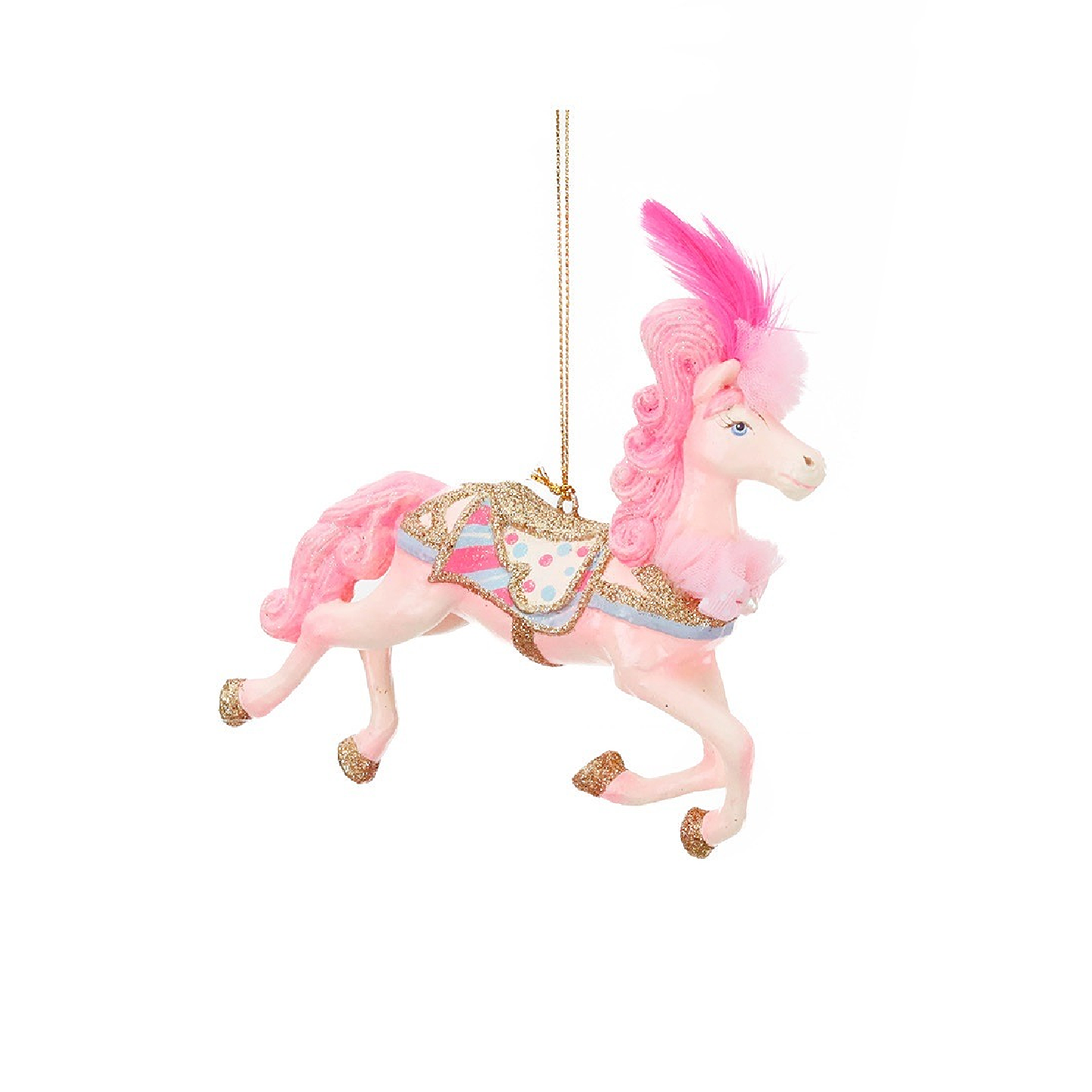 Cotton Candy Carnival Horse Ornaments 14.5cm