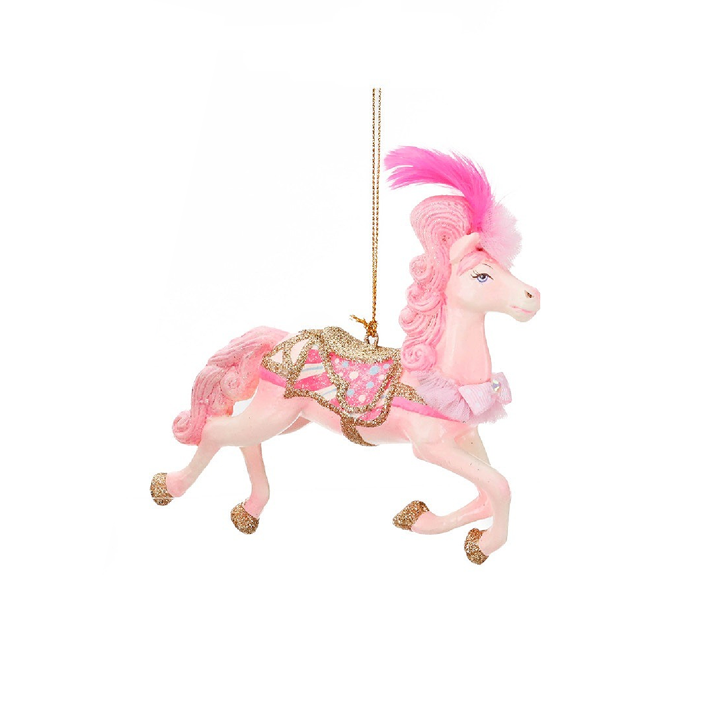 Cotton Candy Carnival Horse Ornaments 14.5cm