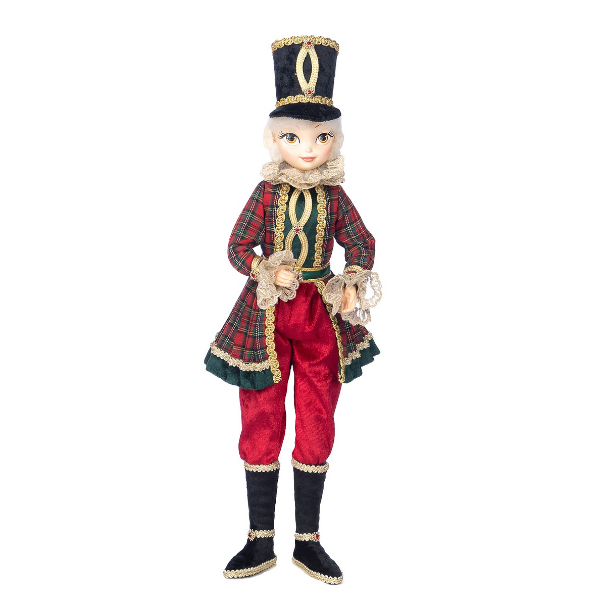 Highland Tartan Nutcracker Boy Doll 50cm