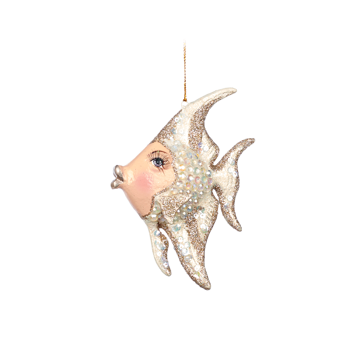 Jewel of the Sea Angel Fish Ornament 14cm