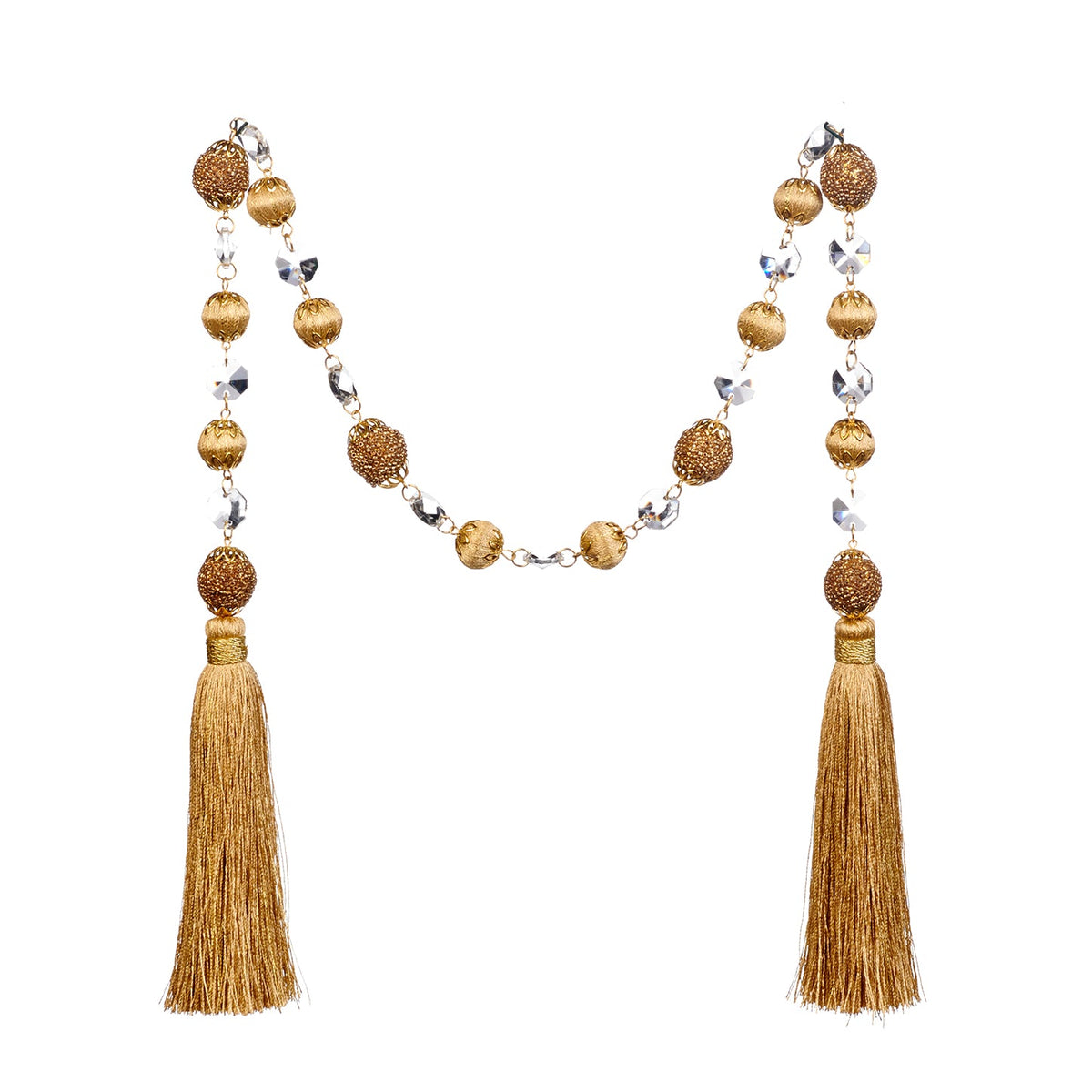Royal Jewels Golden Tassel Garland 90cm