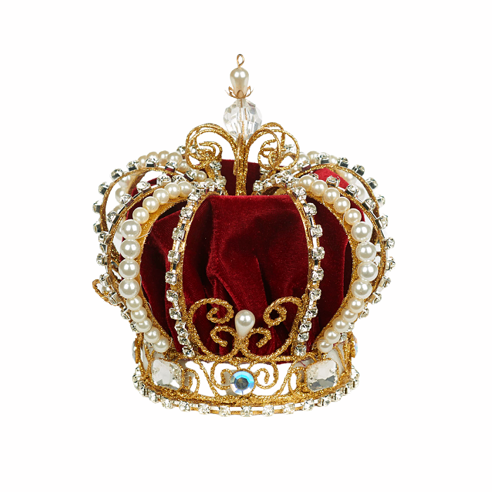 Royal Velvet Crown Tree Topper 17cm