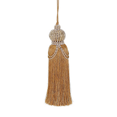 Winter Treasure Gold Crown Tassel 25cm
