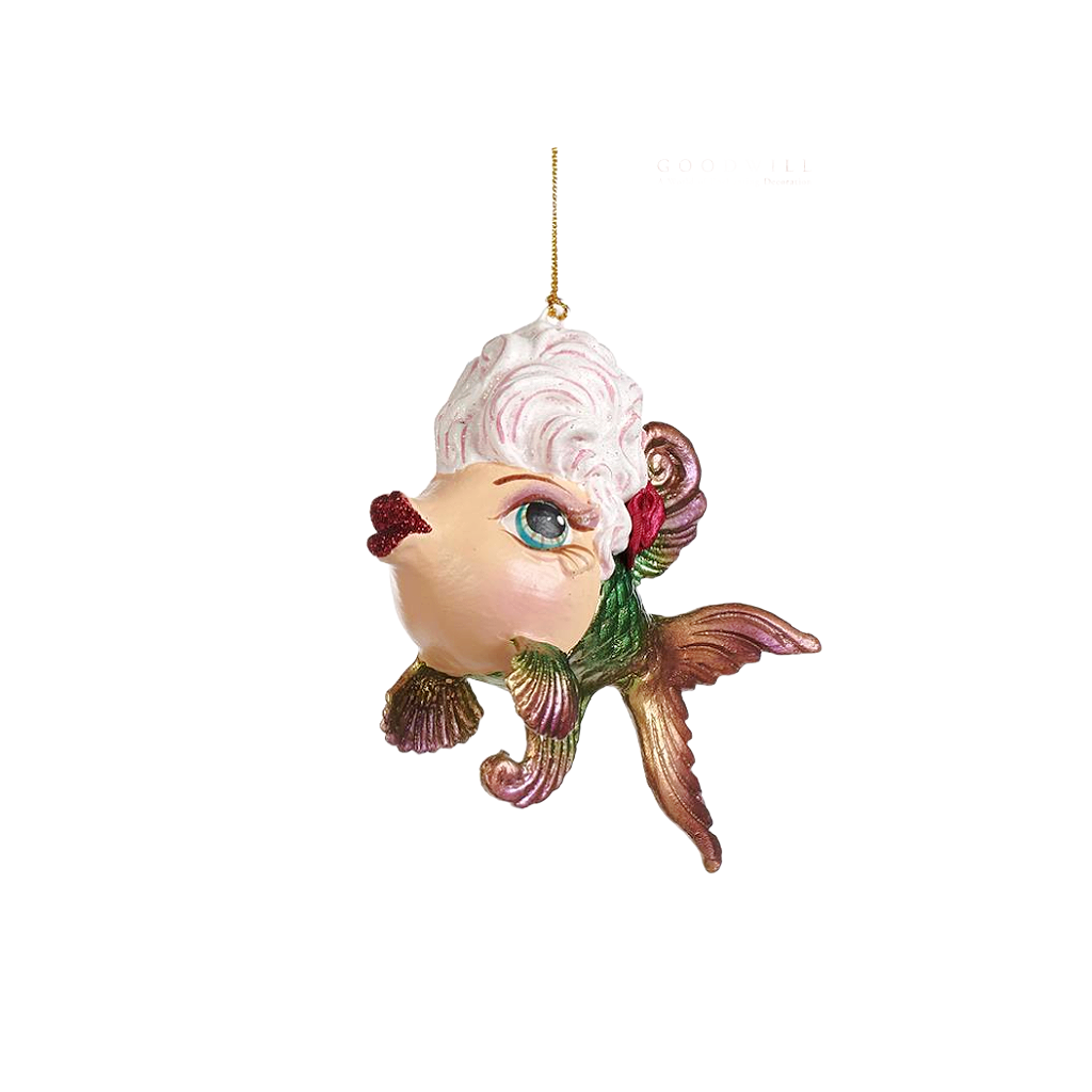 Aqua Baroque Ocean Beauty Ornament 12.5cm