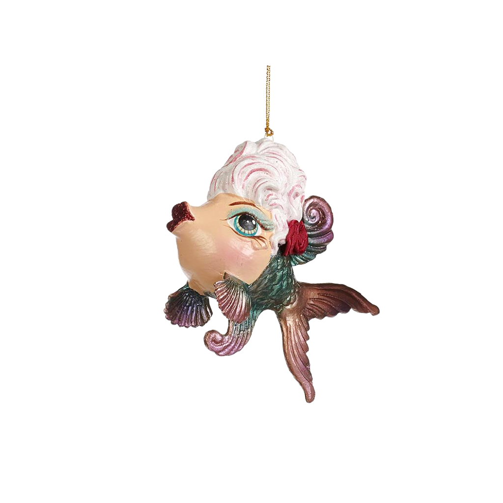 Aqua Baroque Ocean Beauty Ornament 12.5cm