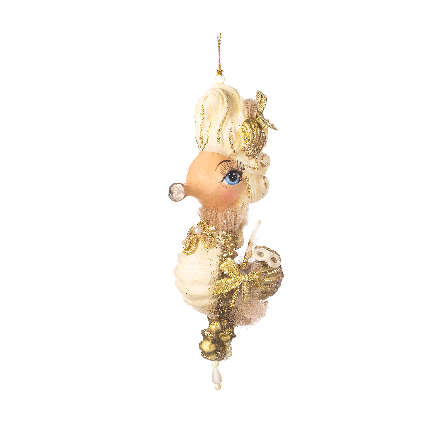 Marie Antoinette Seahorse Ornament 17cm