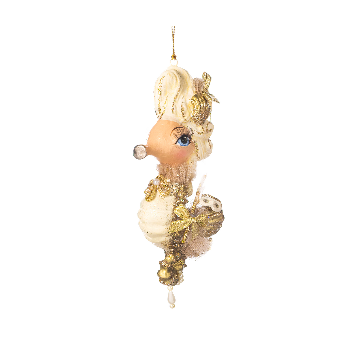 Marie Antoinette Seahorse Ornament 17cm