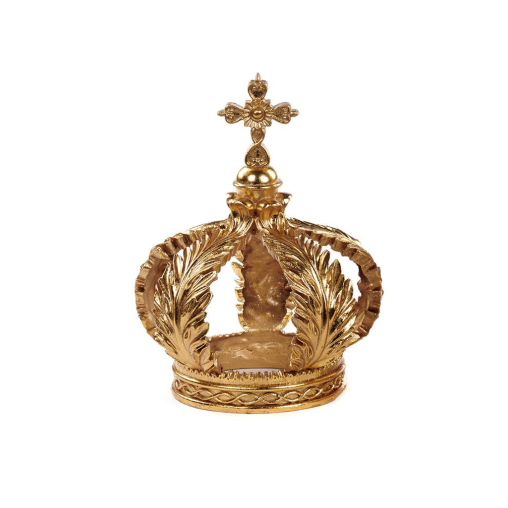 Golden Acanthus Baroque Crown Display 28cm