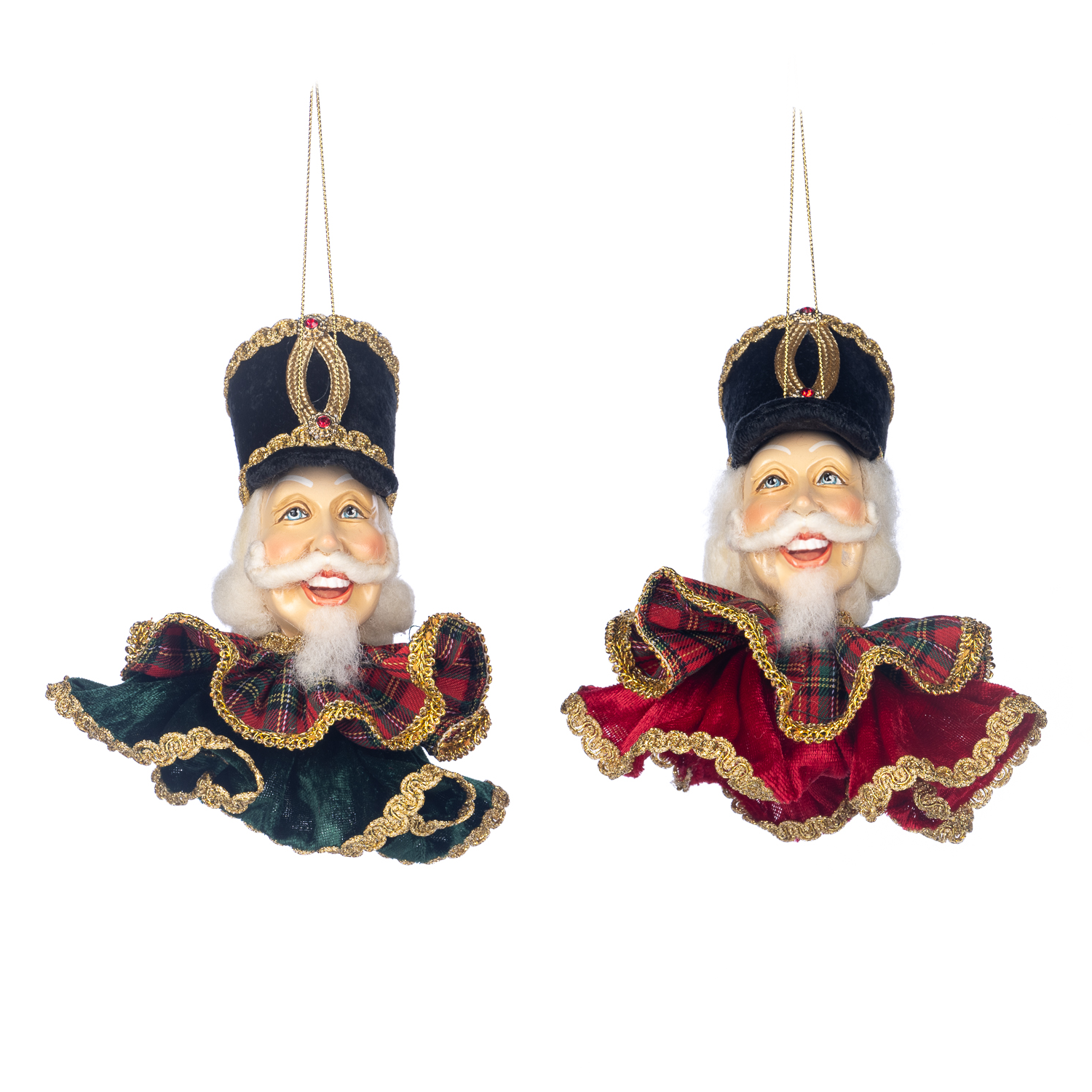 Highland Tartan Nutcracker Ornaments 18cm (Set of 2)
