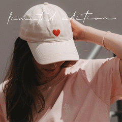 Limited Edition Cap Oh happy day beige