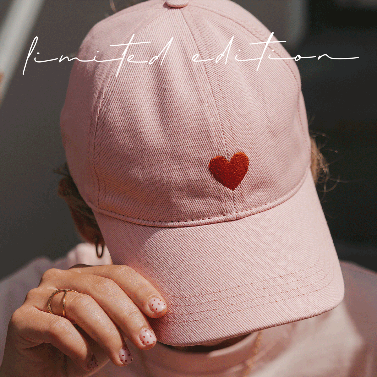 Limited Edition Cap Oh happy day rosa