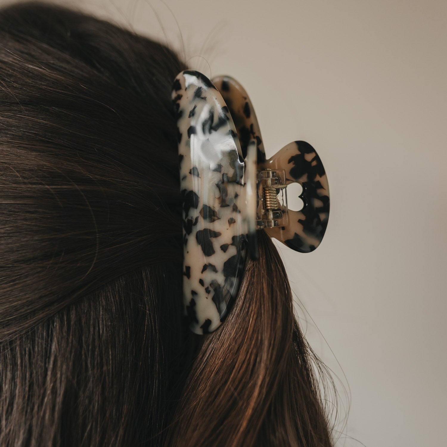 Haarspange Maxi Herz Leo