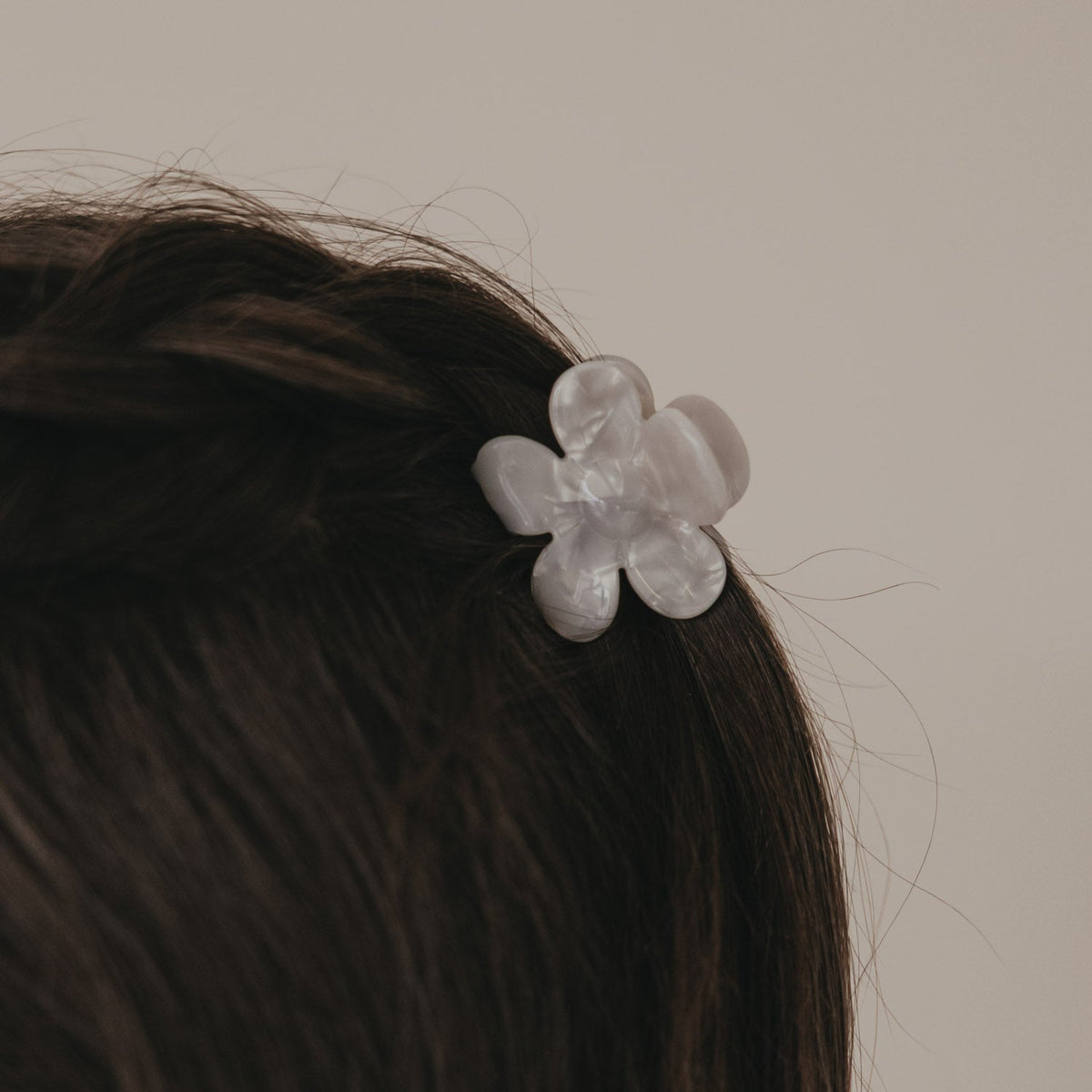 Haarspange Blume Pearl