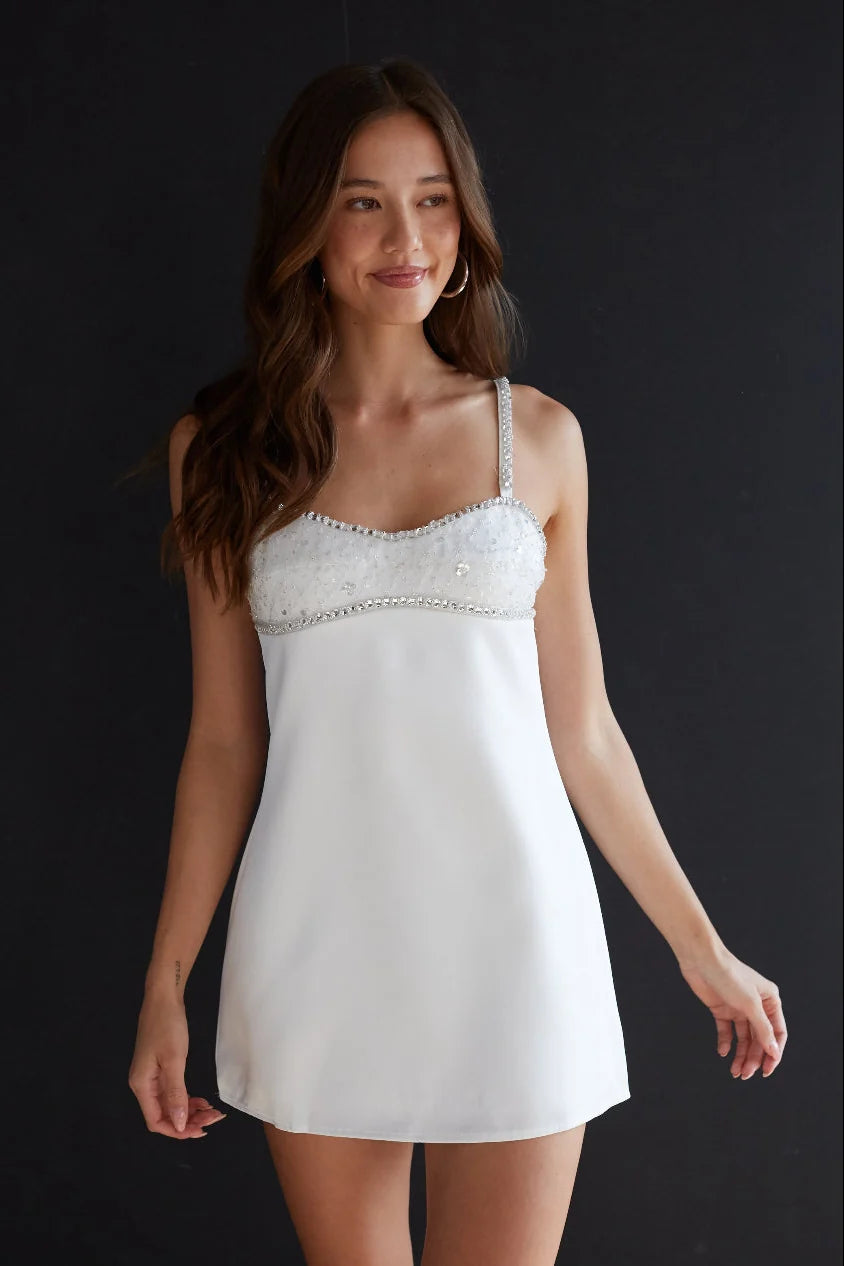 Blair Embellished Mini Dress