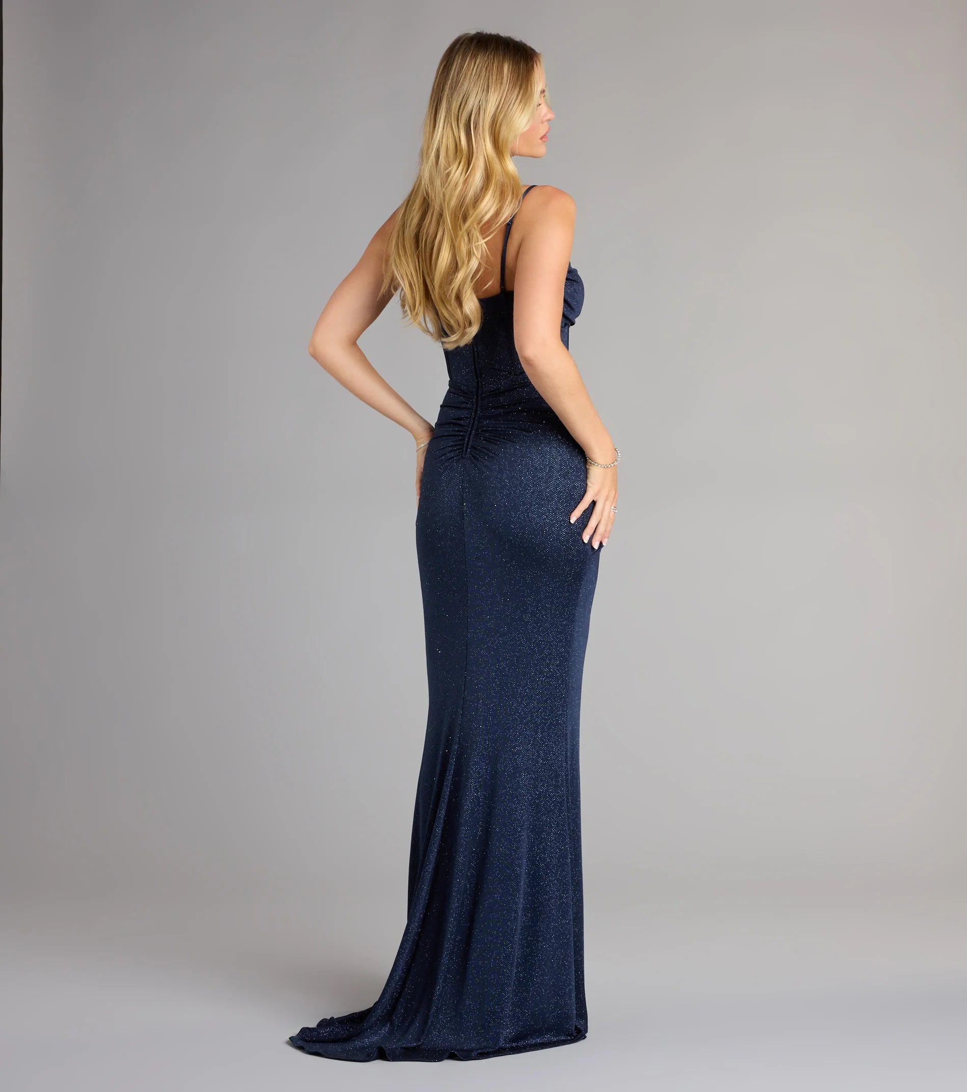 Gwen Glitter Corset Mermaid Formal Dress
