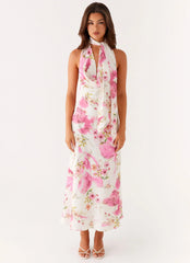 Jensen Midi Dress - Ivory Floral Print