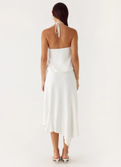 To The Girls Midi Dress - White