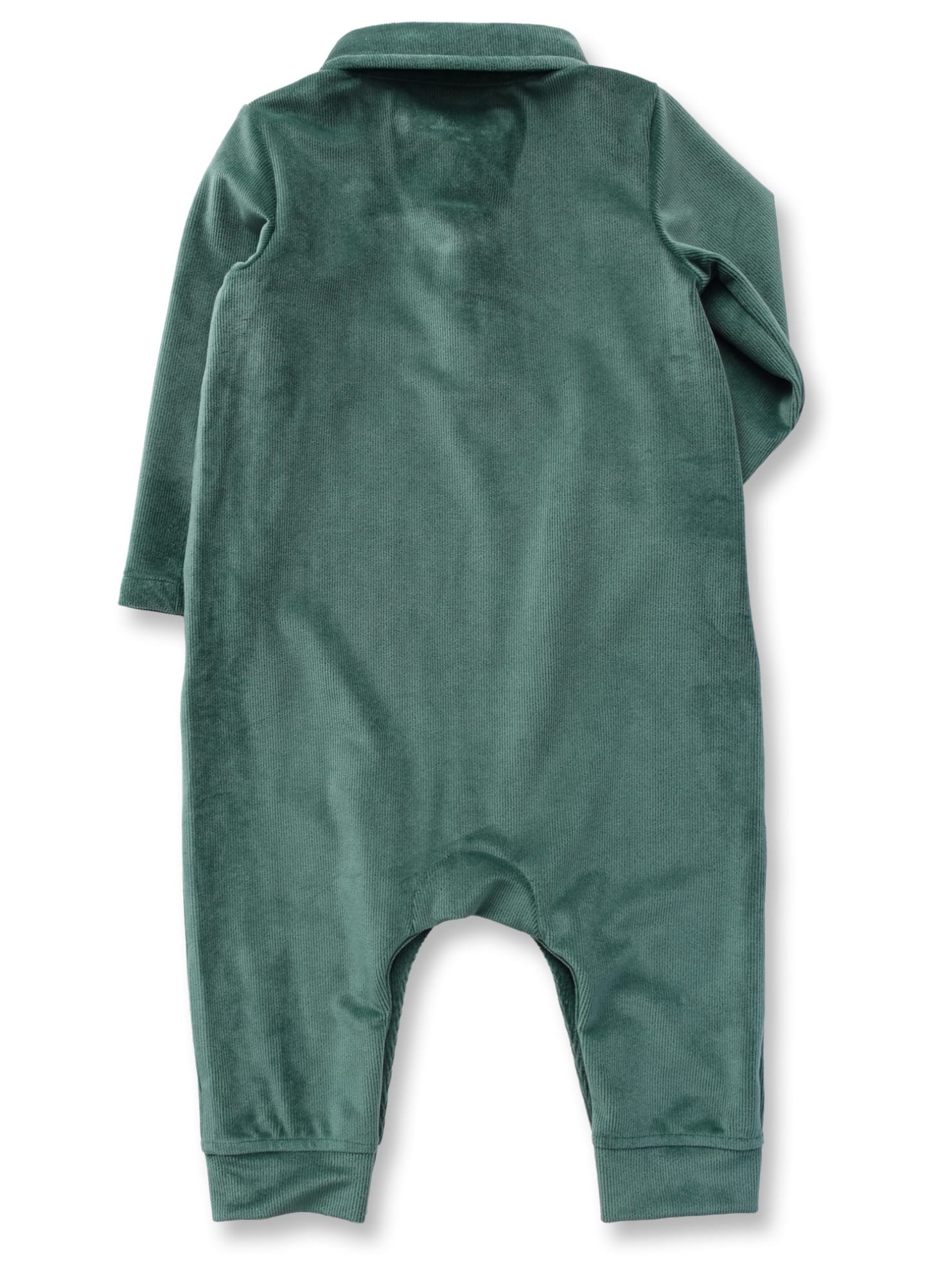 Pine Teddy Buttondown Romper