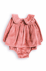 Rose Lila Bubble Romper