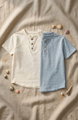 Lagoon Pauli Short Sleeve Henley