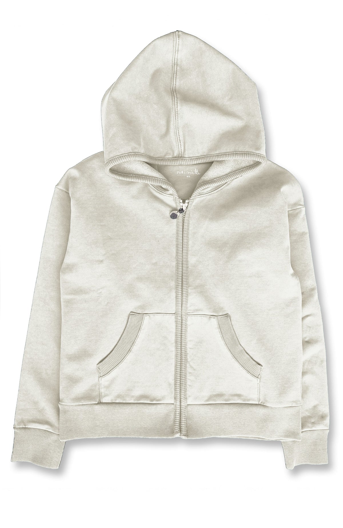 Creme Zip Tully Hoodie