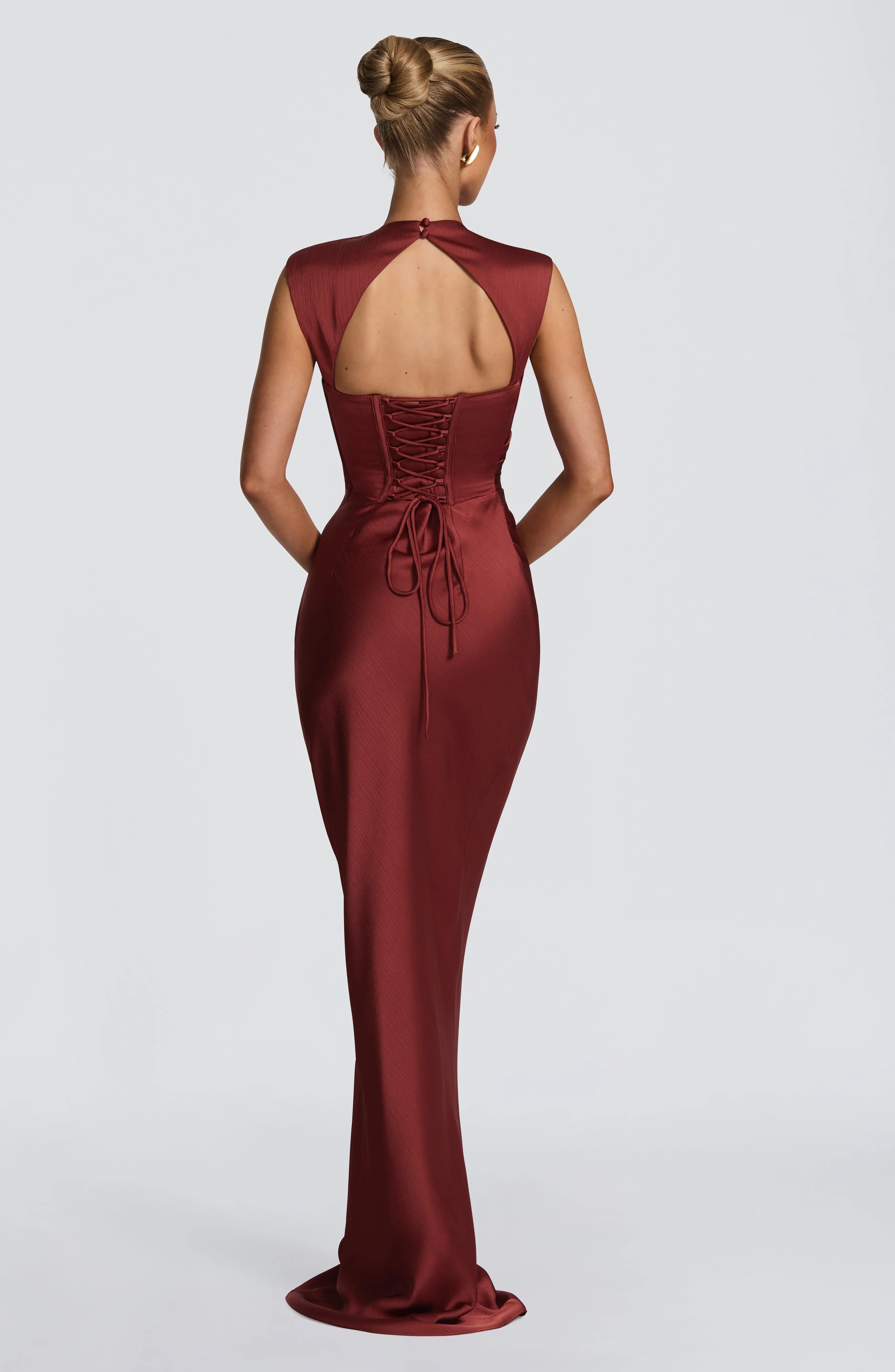 Avielle Maxi Dress - Deep Rust