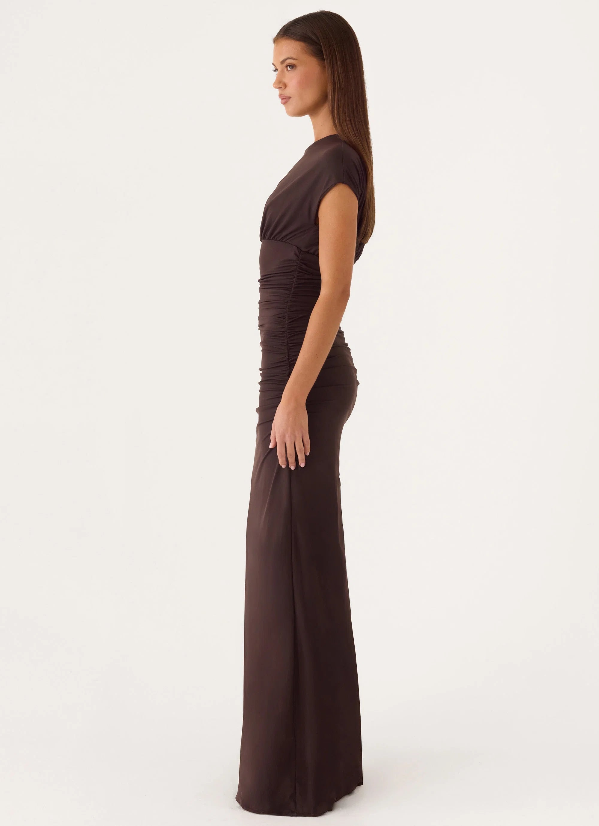 Liana Maxi Dress - Chocolate