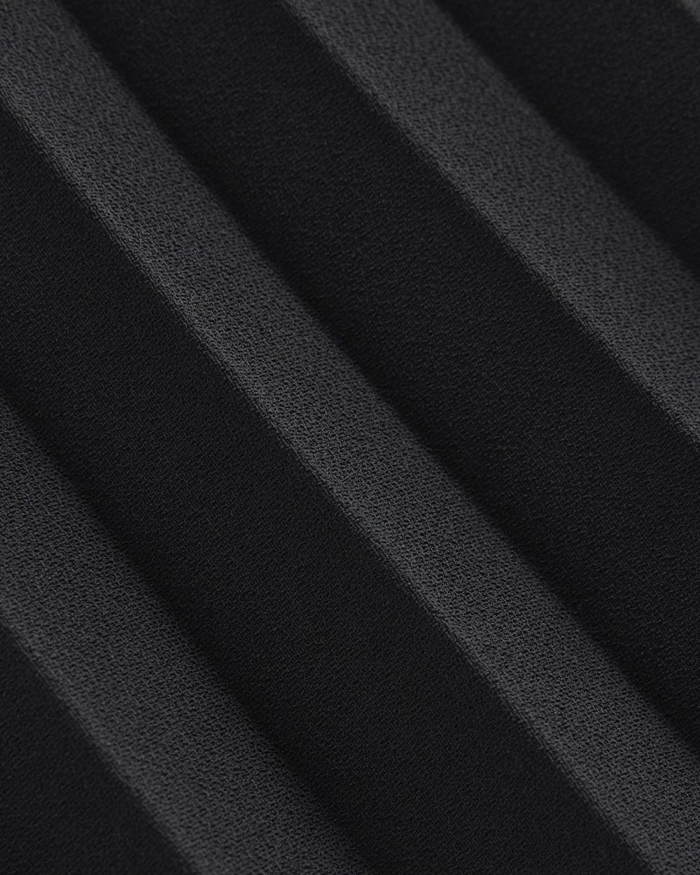 Drapey Crepe Mini Dress | Black