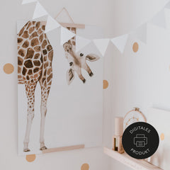 Poster Giraffe zum Download