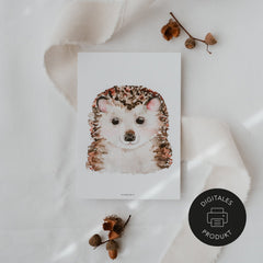 Poster Igel zum Download