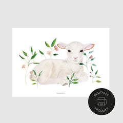 Poster Lamm zum Download