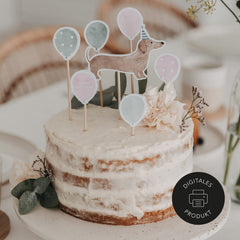 Cake-Topper Dackel zum Download
