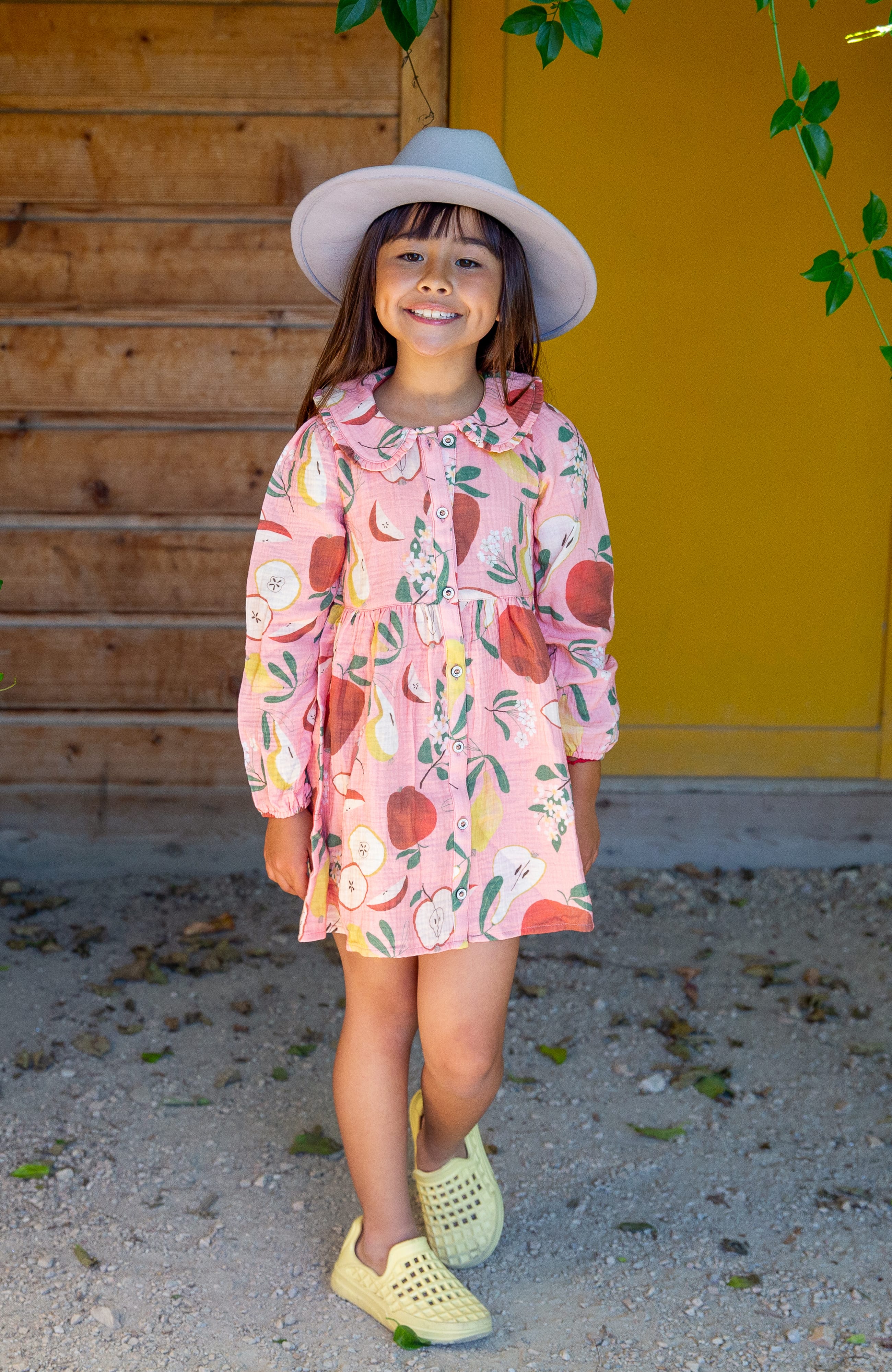 Pink Lady Dolly Shirt Dress