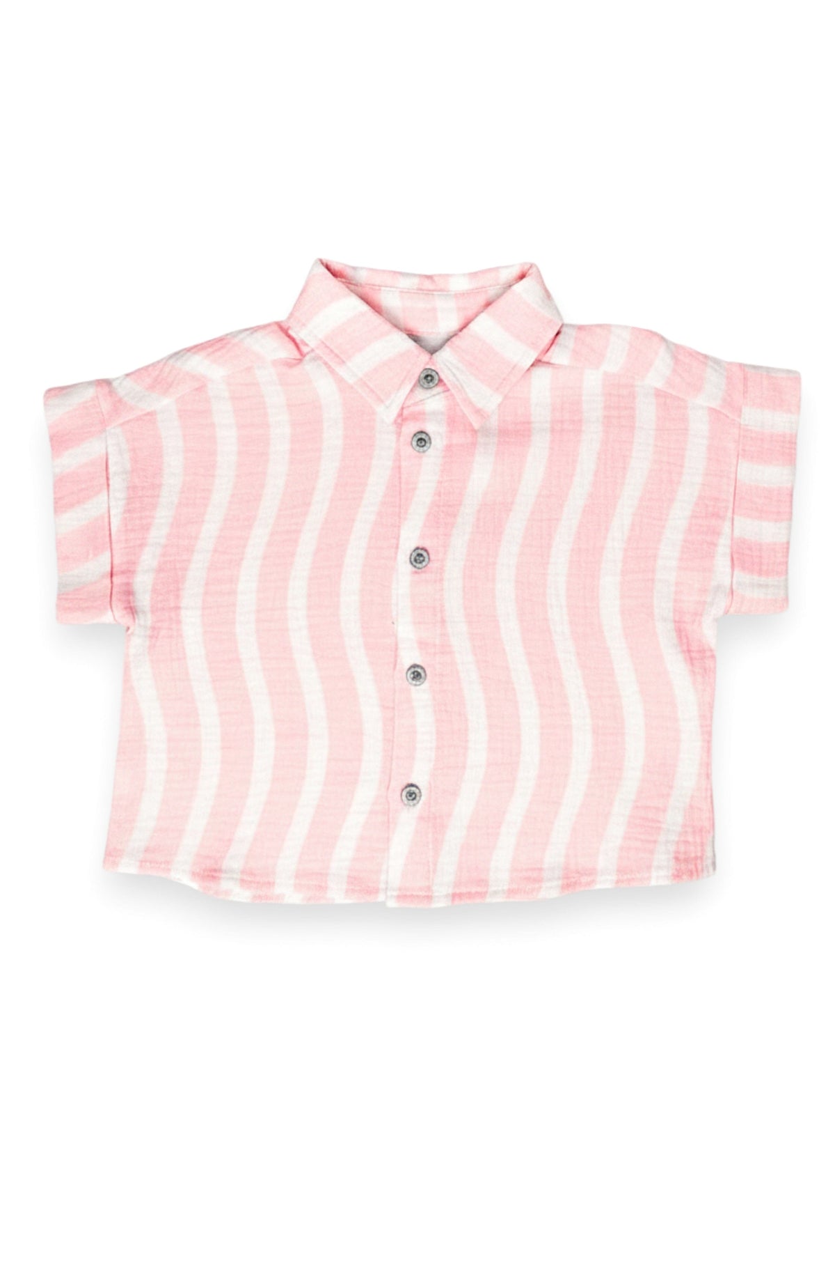 Pink Surf Dakota Boxy Buttondown