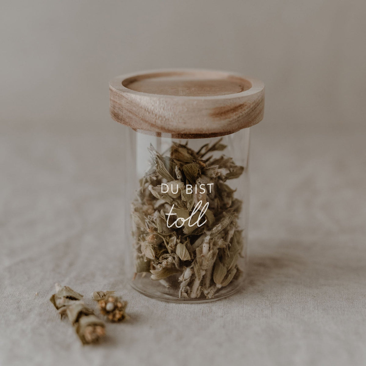 Mini Vorratsglas Du bist toll 9 cm
