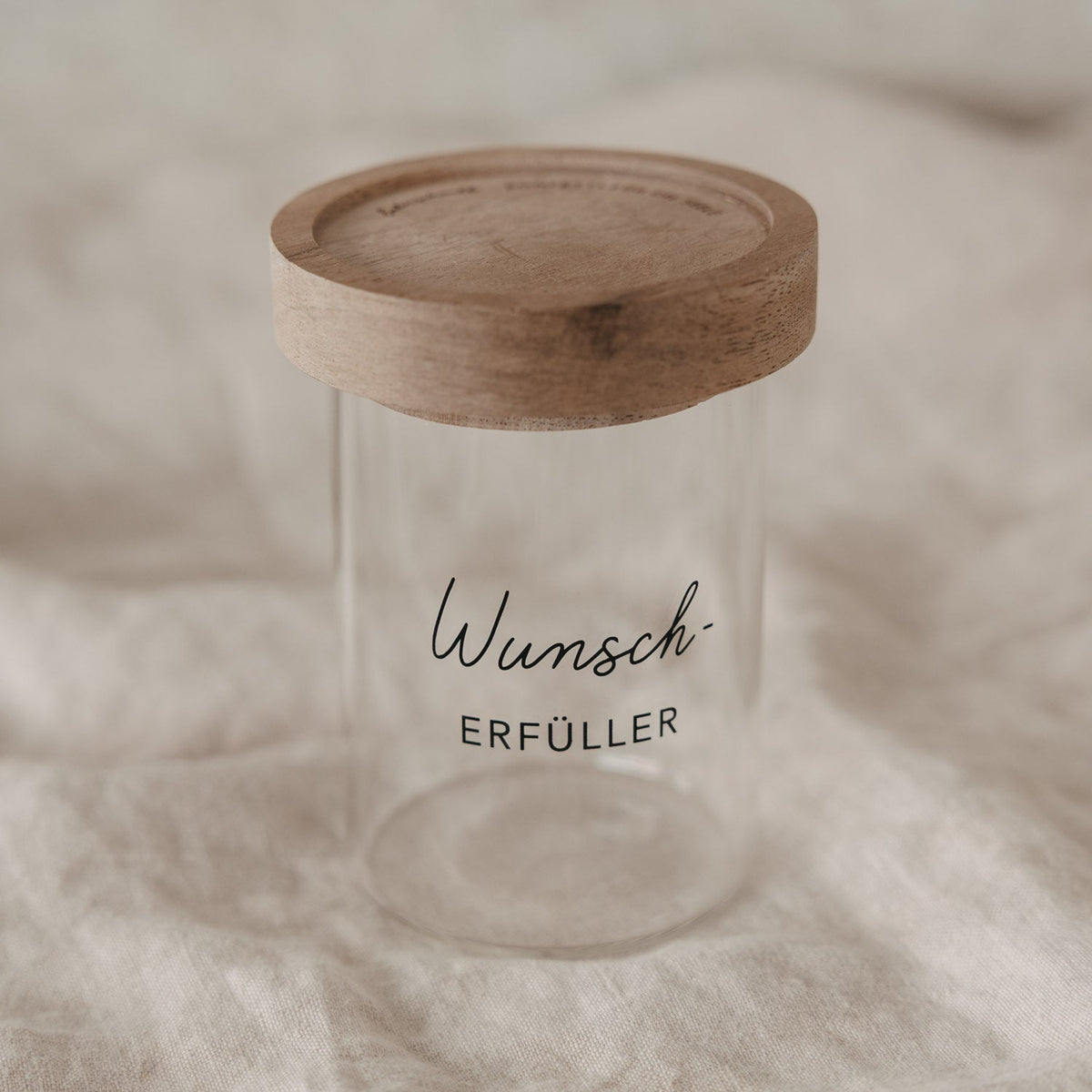 Mini Vorratsglas Wunscherfüller schwarz
