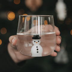Figurglas Schneemann