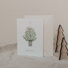 Klappkarte Weihnachtsbaum