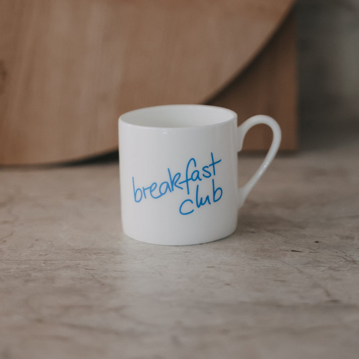 Kleine Tasse Breakfast club hellblau
