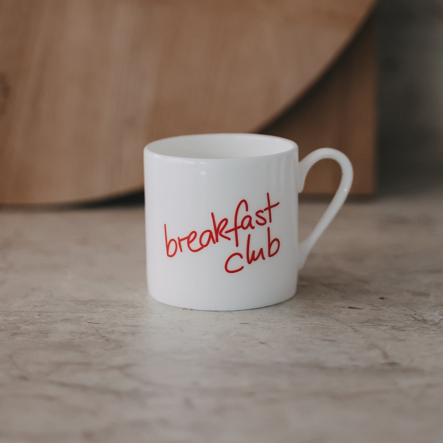 Kleine Tasse Breakfast club rot