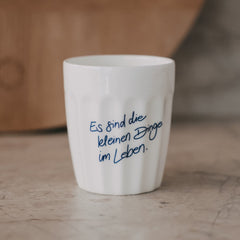 Becher Kleine Dinge dunkelblau